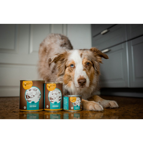 Hund Hundefutter Nassfutter RyDog Vitalmenü Bio-Rind 200g 6 Stück -3- Anifit